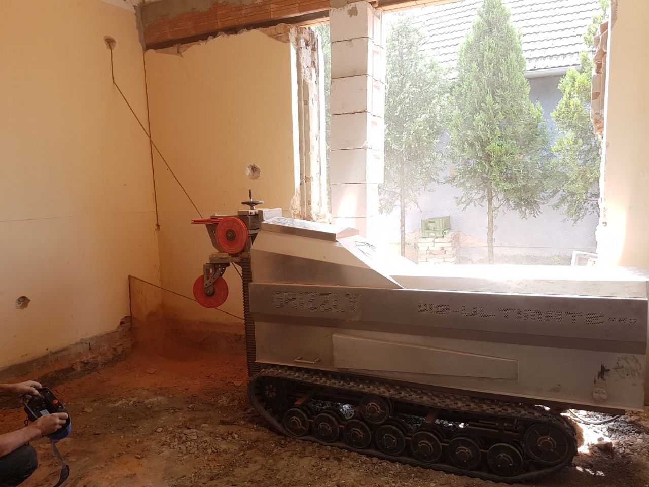 Mauerschneiden Verschiedene 05